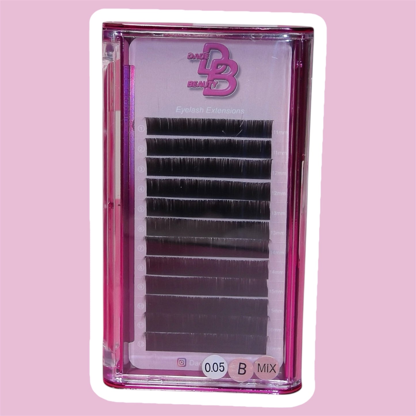B CURL-MIXED LASH TRAY